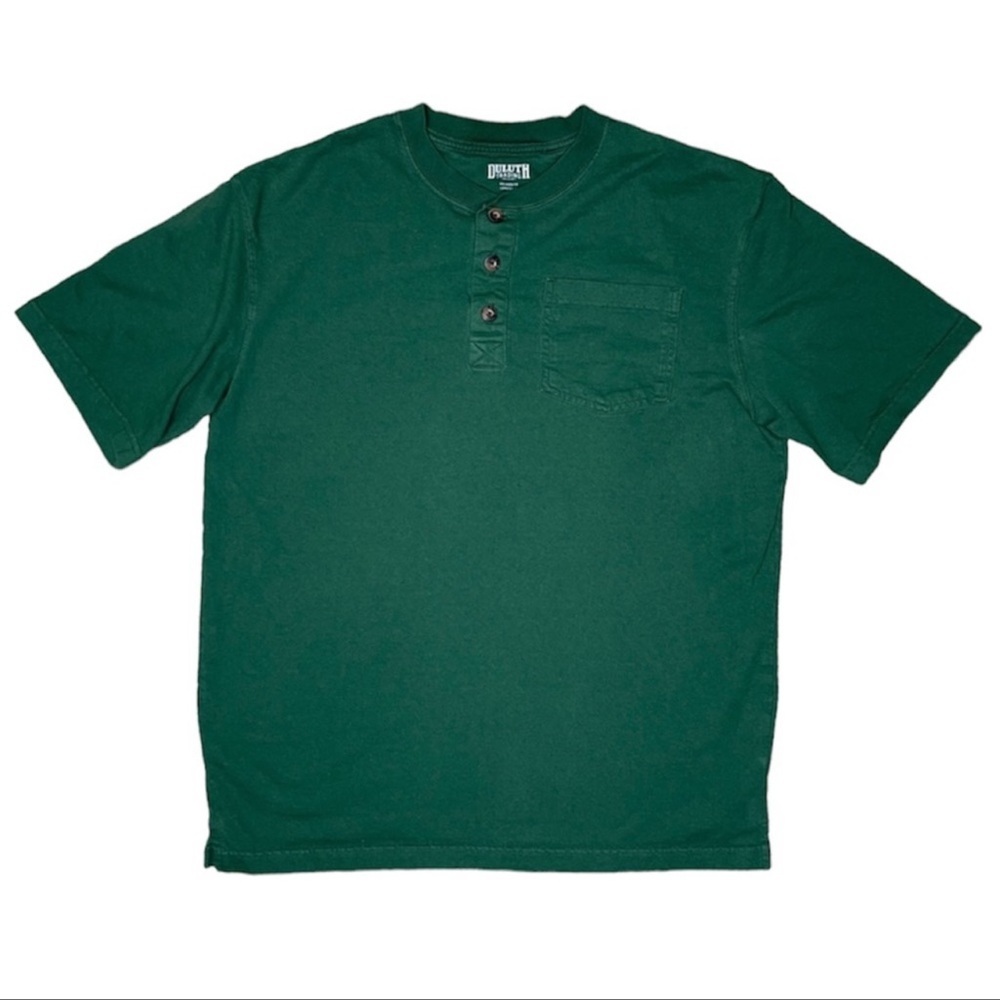 Duluth Trading Co. short sleeve Henley